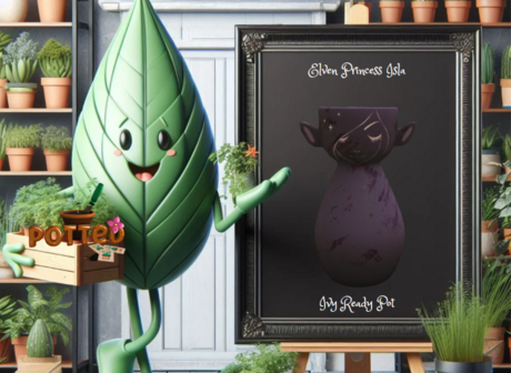 Second Life Marketplace - Potted ~ Elven Princess Ivy Pot - Isla